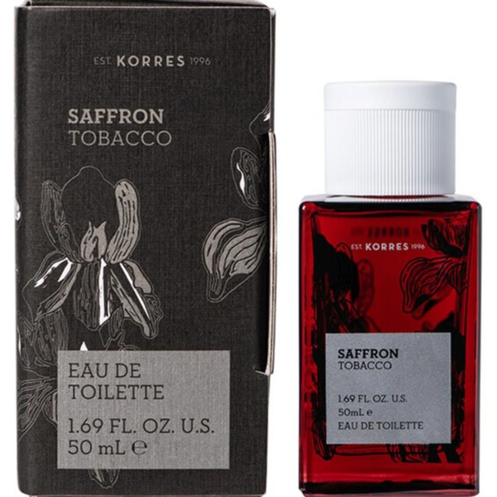 NEW Korres Saffron Tobacco Cacao Amber Woody for‎ men EDT 50 ml